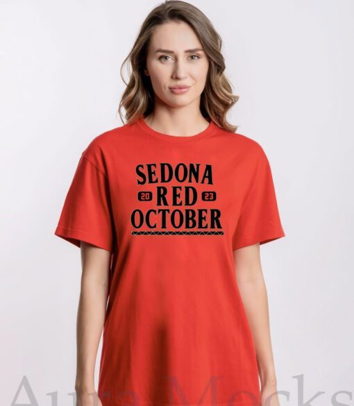 Sedona Red October Arizona Baseball T-Shirt