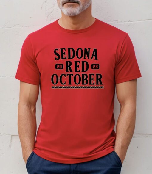 Sedona Red October Arizona Baseball T-Shirt