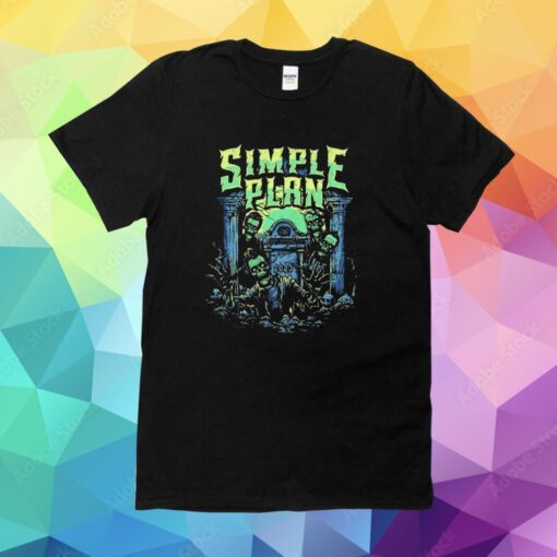 Simple Plan Halloween Tee Shirt