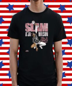 Official Slam A’ja Wilson Slam 240 Playa Society T-Shirt