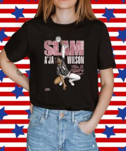 Official Slam A’ja Wilson Slam 240 Playa Society T-Shirt