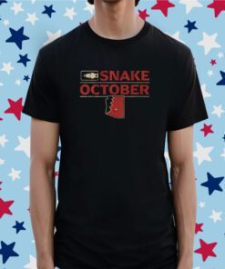 Snake October Arizona Baseball Tee Shirt