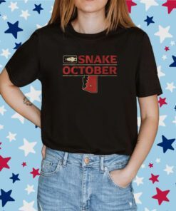 Snake October Arizona Baseball Tee Shirt