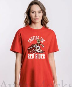 Surfing The Red River Tee Shirt