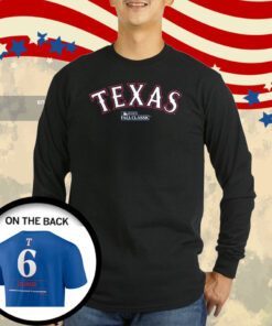 Texas Rangers 2023 American League Champions Custom Name Number Shirts