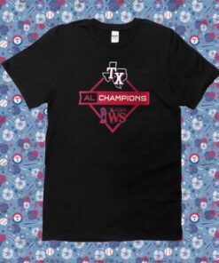 Texas Rangers 2023 American League Champions Diamond Icon Tee Shirt