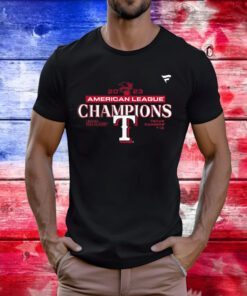 Texas Rangers 2023 American League Champions Lock Tee Shirt