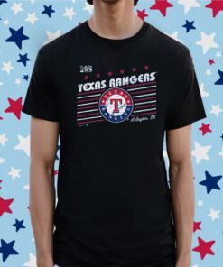 Texas Rangers Majestic Threads 2023 World Series Local Lines Tee Shirt