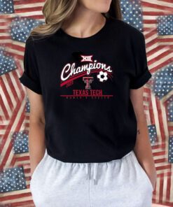 Texas Tech Red Raiders 2023 Big 12 Women’s Soccer Regular Season Champions Tee Shirt