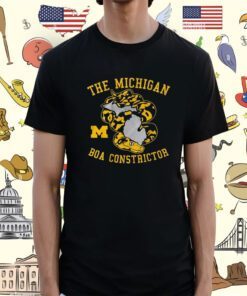 The Michigan Football boa constrictor Tee Shirt