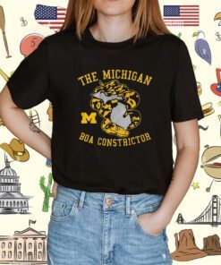 The Michigan Football boa constrictor Tee Shirt