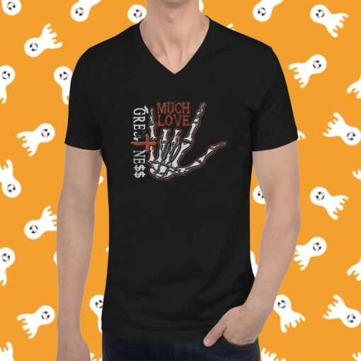 Official The real greatness skeleton hand Shirts