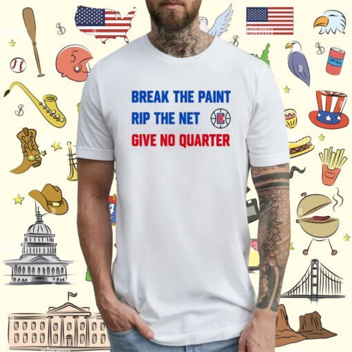 Tomer Azarly Break The Paint Rip The Net Give No Quarter T-Shirt