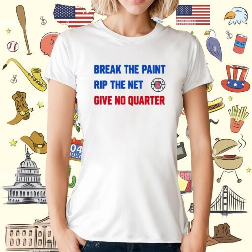 Tomer Azarly Break The Paint Rip The Net Give No Quarter T-Shirt