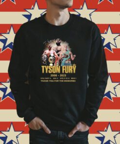 Tyson fury 2008 2023 thank you for the memories Tee Shirt