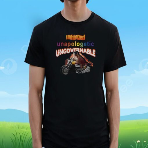 Unapologetic Ungovernable Raccoon Men Shirts