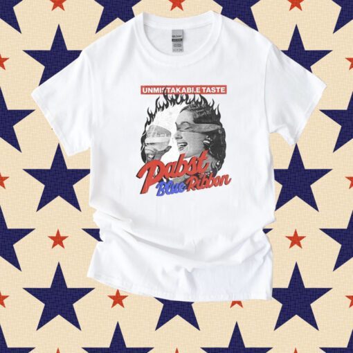 Official Unmistakable Taste Pabst Blue Ribbon T-Shirt