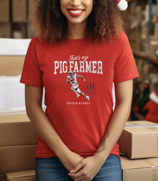 Utah Football Bryson Barnes Pig Farmer Tee Shirt