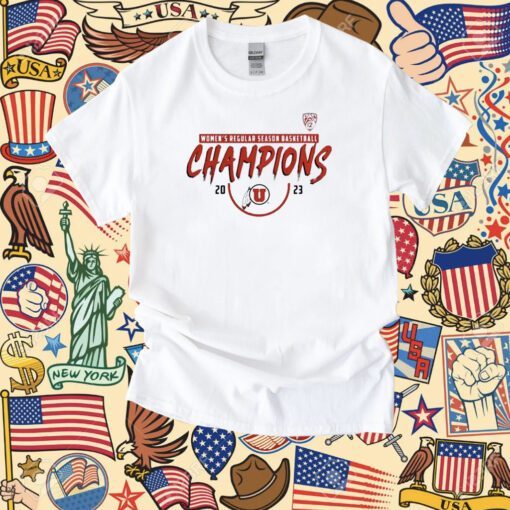 Utah utes 2023 pac12 women’s basketball regular season champions Tee Shirt