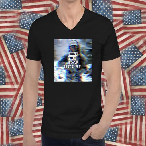 Where Ru Now Patriot Wave Hunt Your Local Pedophiles Shirt