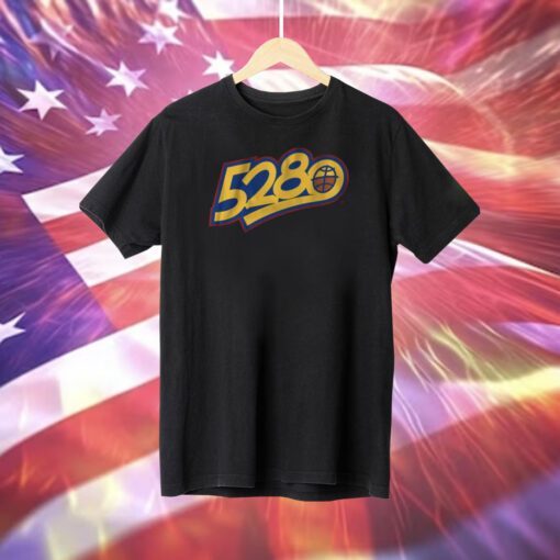 5280 Denver Basketball Hoodie T-Shirt