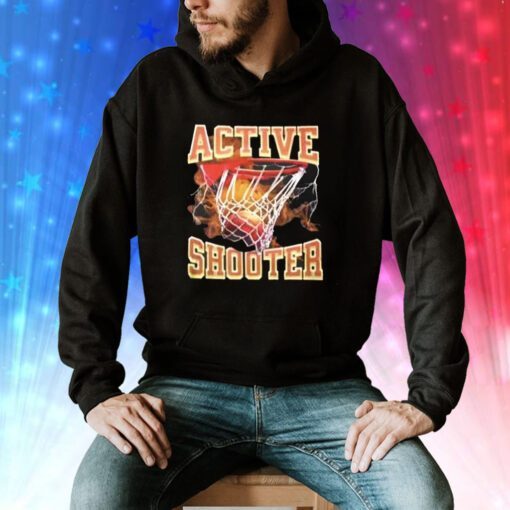 Active Shooter Basketball Hoodie T-Shirt