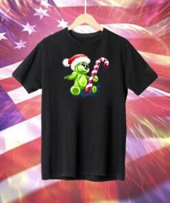 Bear Gummy And Candy Cane Christmas T-Shirt