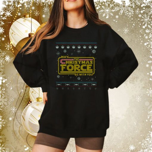 Christmas Force Geeky Christmas Star Wars Sweatshirt