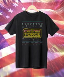 Christmas Force Geeky Christmas Star Wars T-Shirt