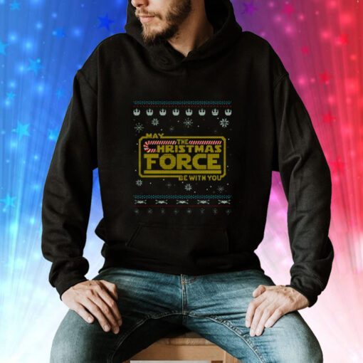 Christmas Force Geeky Christmas Star Wars Hoodie