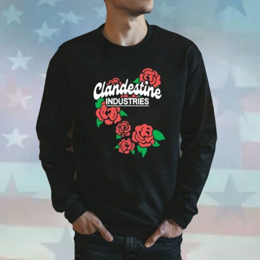 Clandestineindustries Band Of Roses Sweatshirt