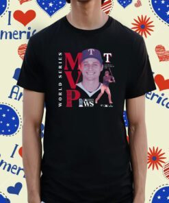 Corey Seager Texas Rangers 2023 World Series Champions Mvp Tee Shirt
