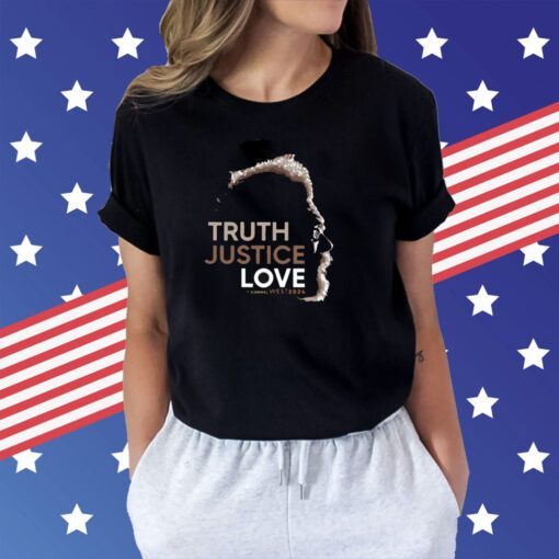 Cornel West 2024 Truth Justice Love T-Shirt