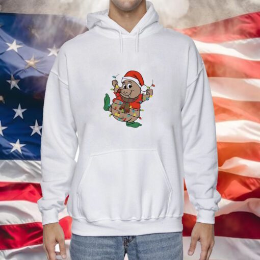 Cute Santa Gus Christmas Lights Sweatshirts Shirt