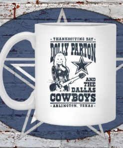 Dallas Cowboys Dolly Parton Arlington Mugs