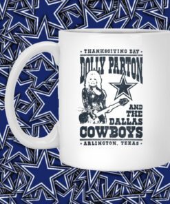 Dolly Parton Dallas Cowboys Texas Mug