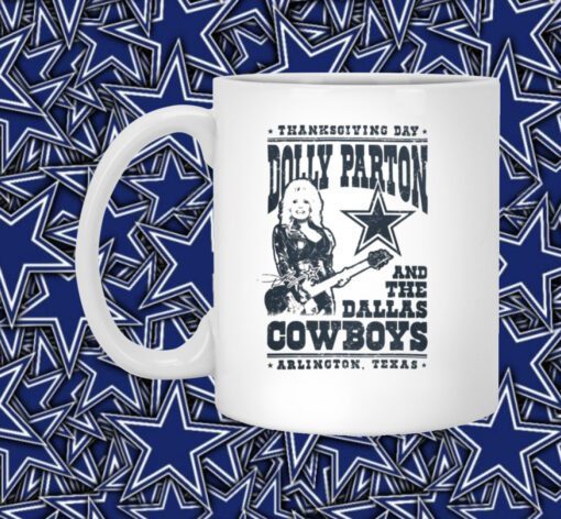 Dolly Parton Dallas Cowboys Texas Mug