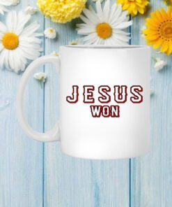 Evan Carter Jesus Won Mugs