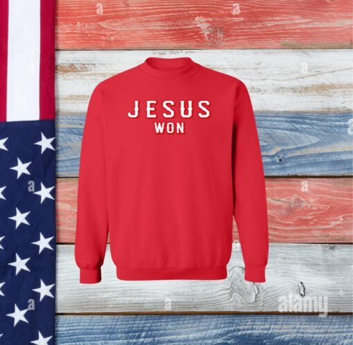 Evan Carter Jesus Won SweatShirt Tees