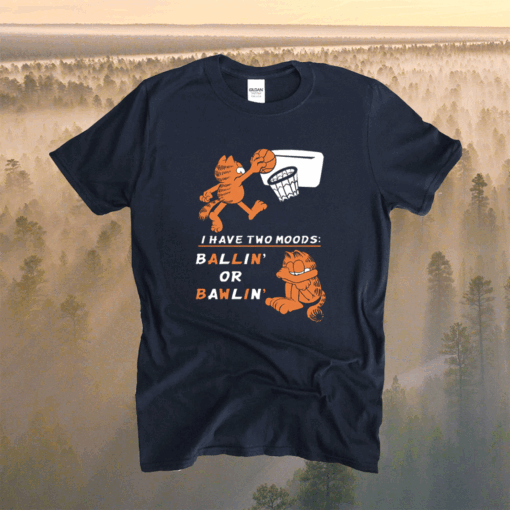 Garfield Two Moods Theyetee Tee Shirt