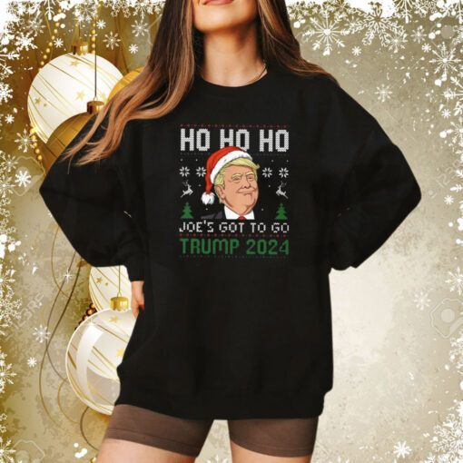 Ho Ho Ho Joe’s Got To Go Trump 2024 Christmas Sweatshirt