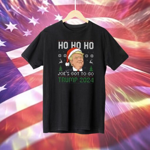 Ho Ho Ho Joe’s Got To Go Trump 2024 Christmas T-Shirt