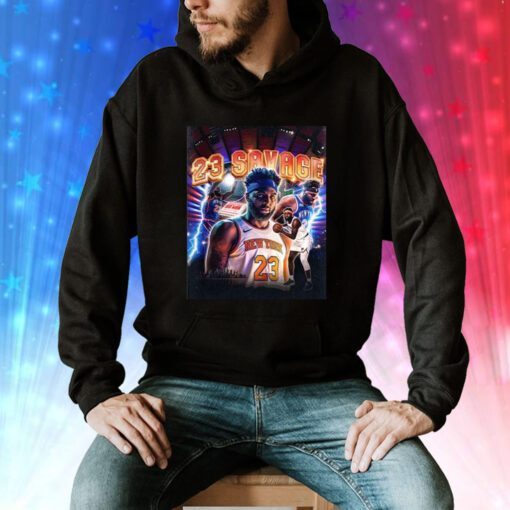 Isaiah Hartenstein Mitchell Robinson 23 Savage Hoodie Shirt