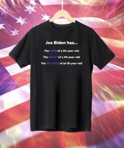 Joe Biden Has The Mind The Heart The Fat Cock T-Shirt