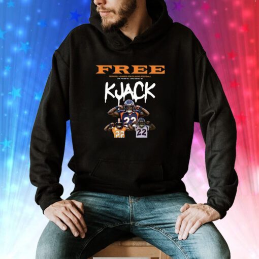 Kareem Jackson Free Kjack Serving 4 Games For Playing Football Hoodie