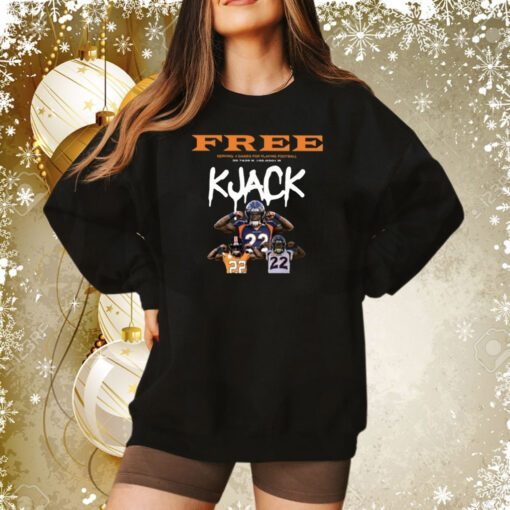 Kareem Jackson Free Kjack Serving 4 Games For Playing Football Sweatshirt