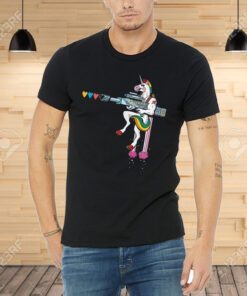 Kit Connor Wearing Punk-Rock Rainbow Unicorn Tee Shirt