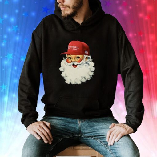 Maga Santa Screen Print High Heat Transfer Hoodie