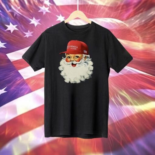 Maga Santa Screen Print High Heat Transfer T-Shirt