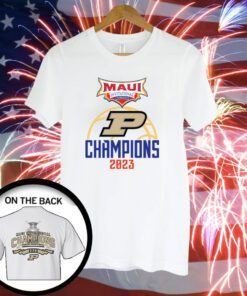 Maui Invitational Champions Purdue Boilermakers 2023 T-Shirt